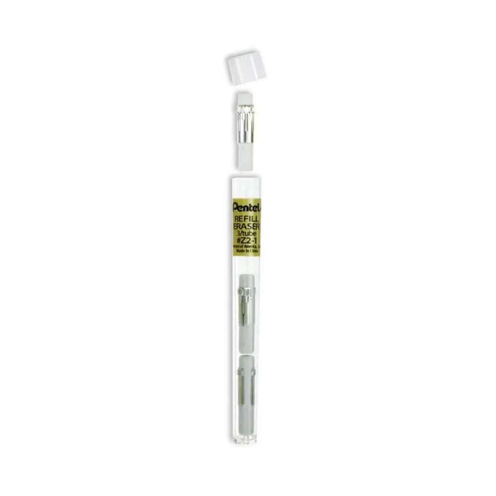 Refil de Borracha para Lapiseira Tubo C/04 Unidades - Pentel