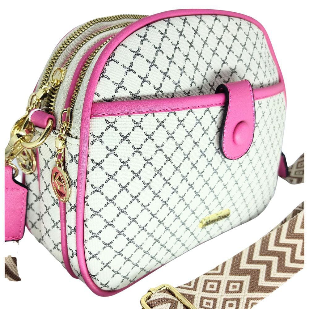 Bolsa feminina tiracolo espaçosa transversal alça larga luxo