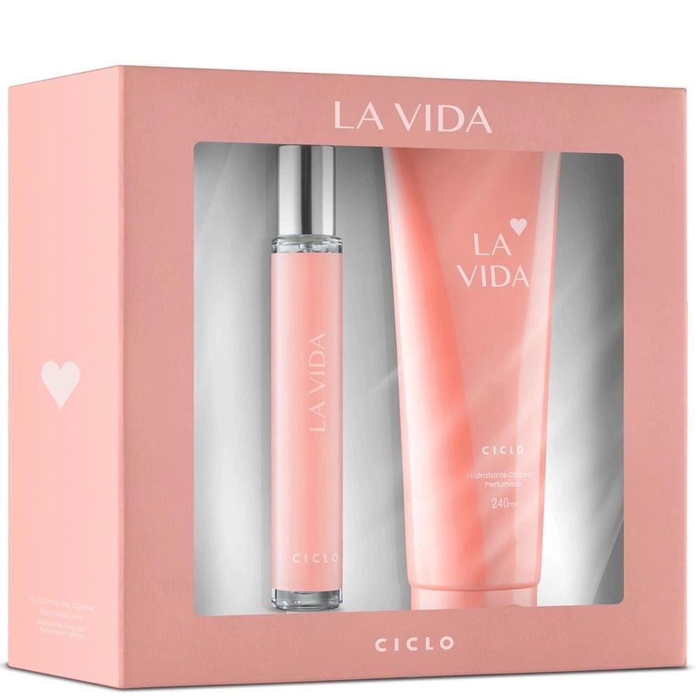 Kit Coffret La Vida Ciclo Deo Colonia Feminino