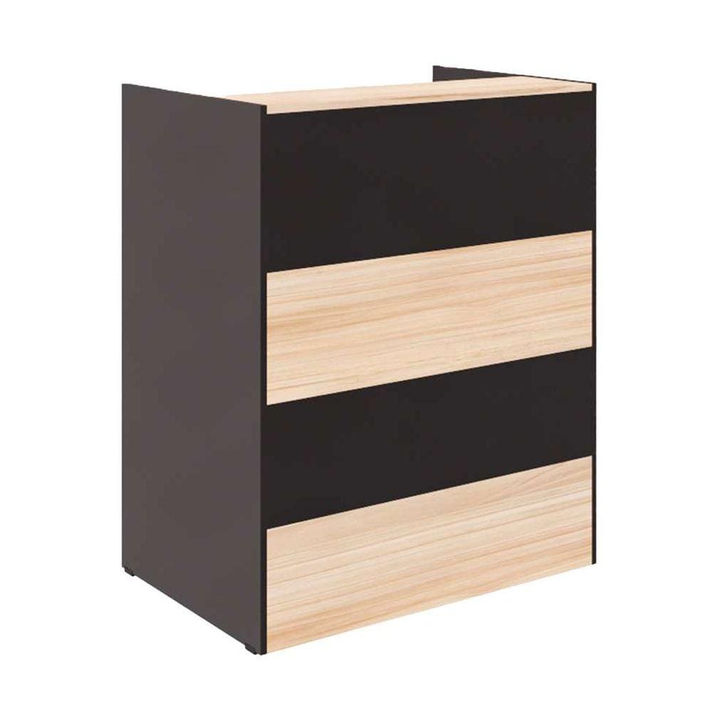 balcão ção calvi e preto 90 cm