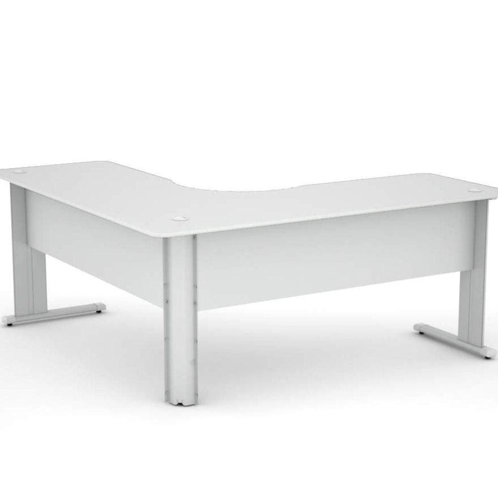 Mesa para Escritório em L 130x130cm ETP 1313 Maxxi Cinza