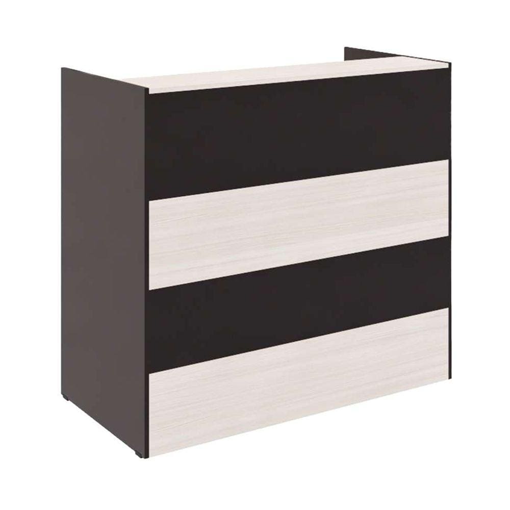 balcão ção carvalho berlin e preto 120 cm