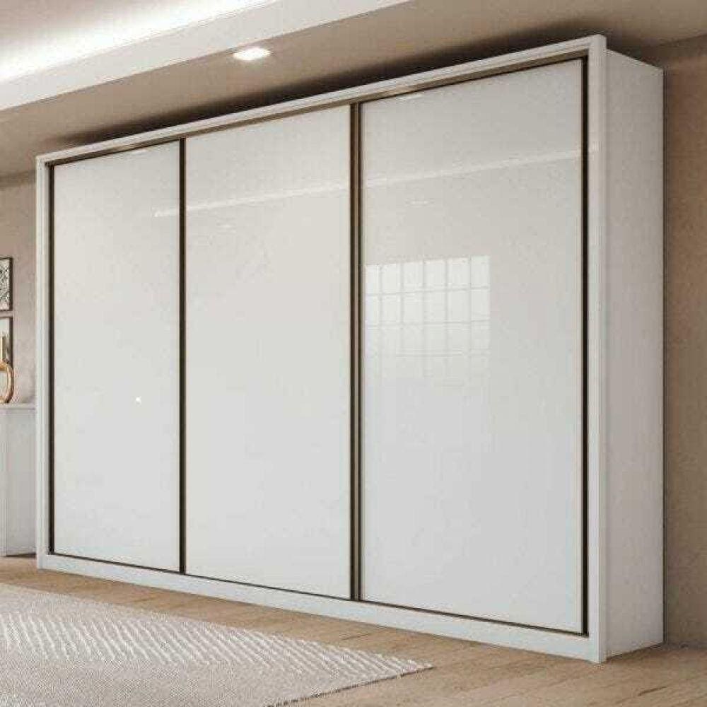 Guarda Roupa Casal Spazio Móveis Lopas Branco