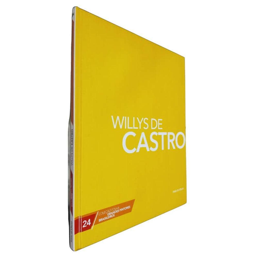 Livro Físico Coleção Folha Grandes Pintores Brasileiros Volume 24 Willys de Castro