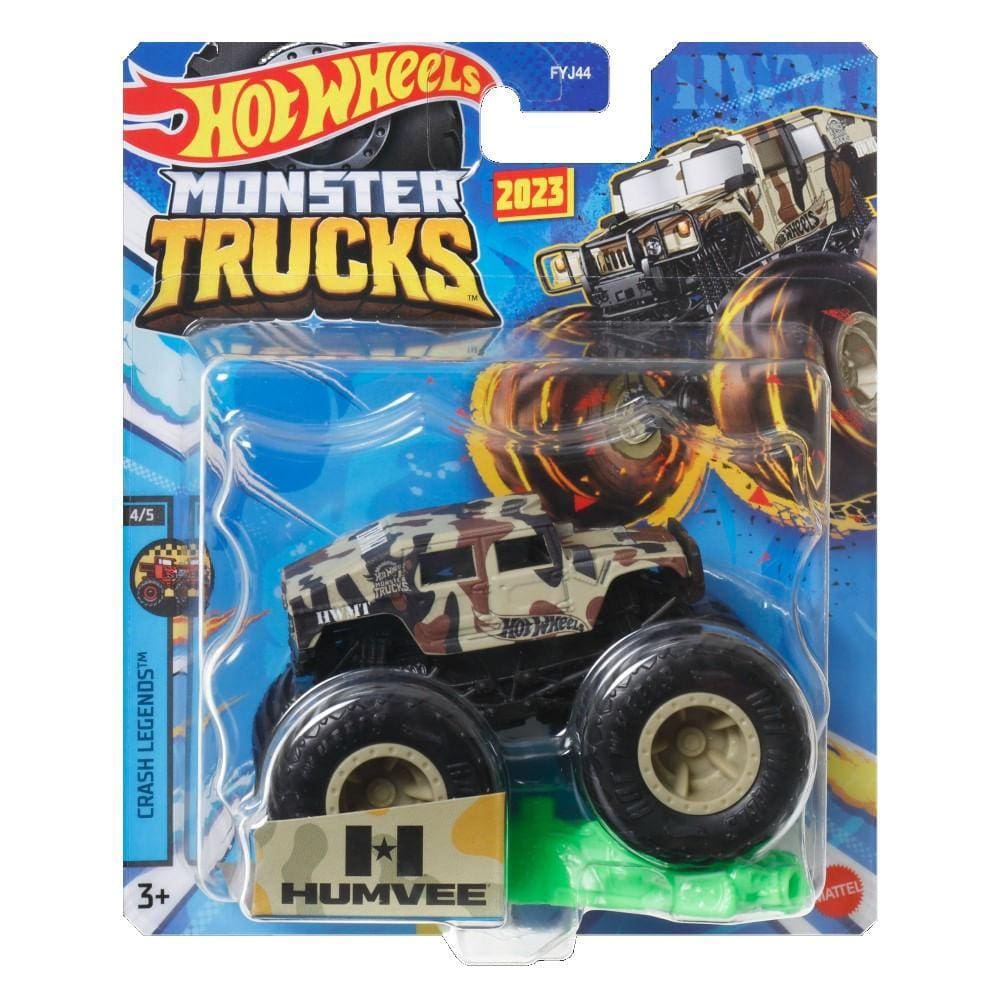 Pista Hot Wheels Monster Trucks Batalha Do Tubarão Mecha - Mattel