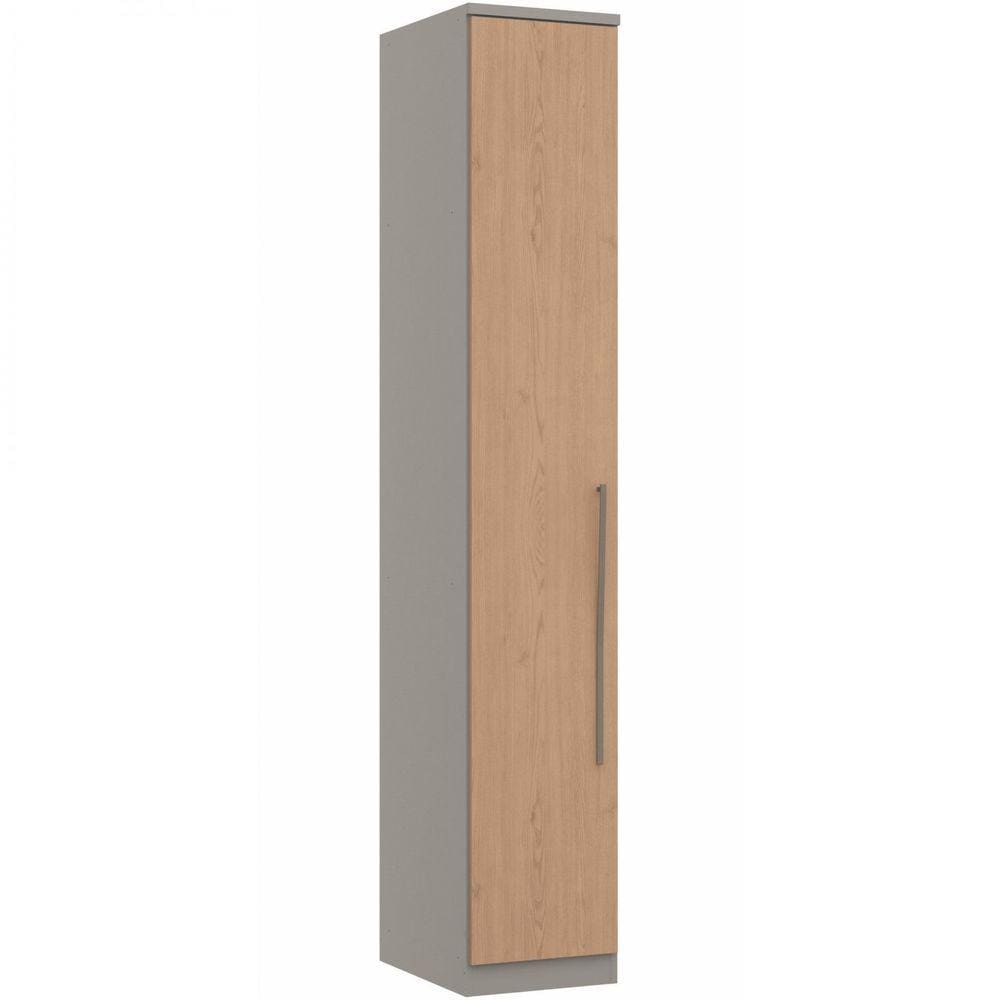 Módulo de Guarda Roupa 1 Porta Elegance Móveis Castro Níquel/Angelin