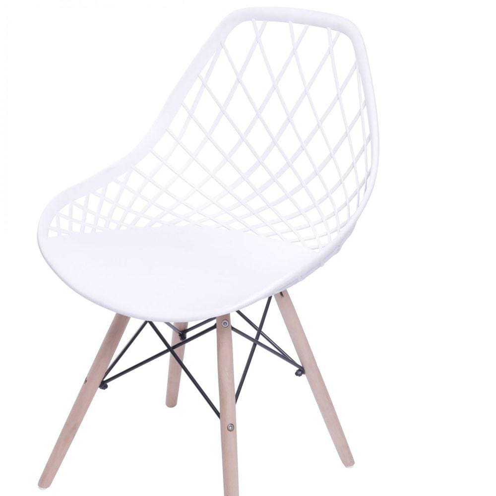 Cadeira Pp Base Madeira Kaila OR Design Rosa