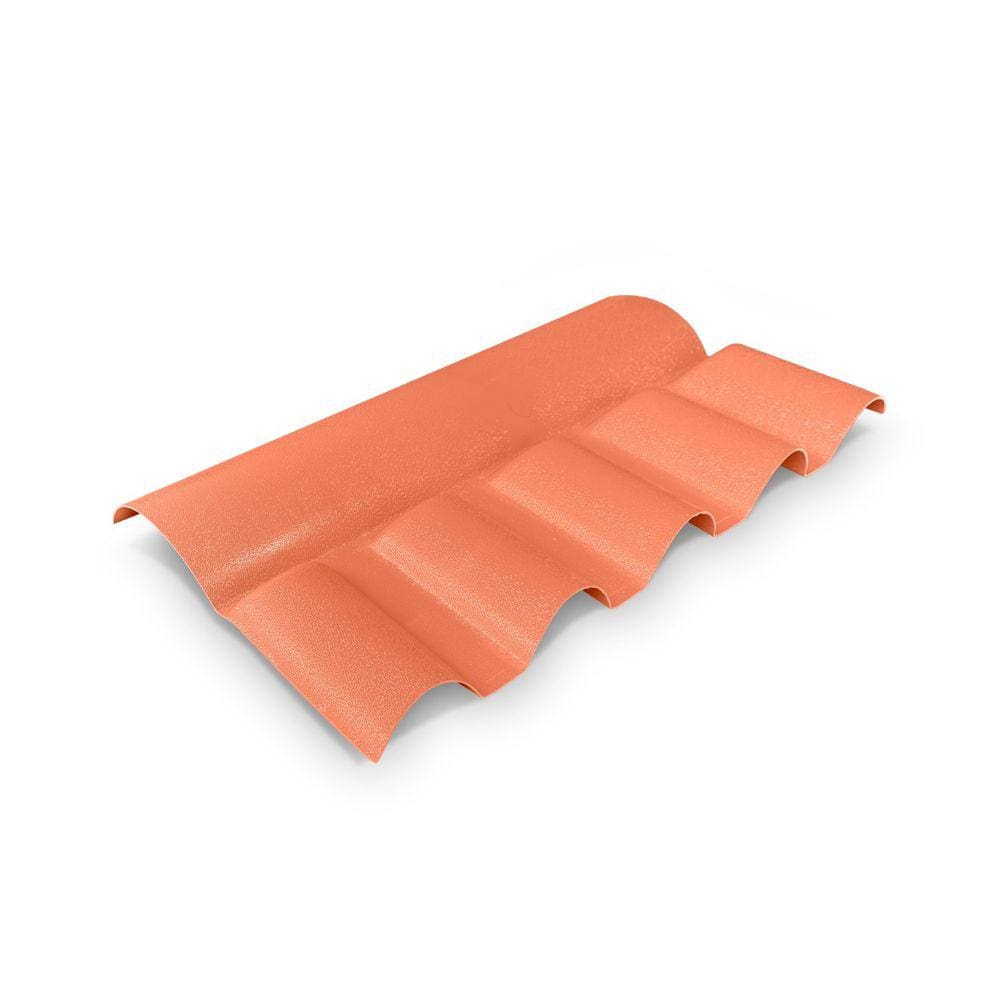 Cumeeira Articulada PVC Colonial 88cm Lux Telhas Ceramica
