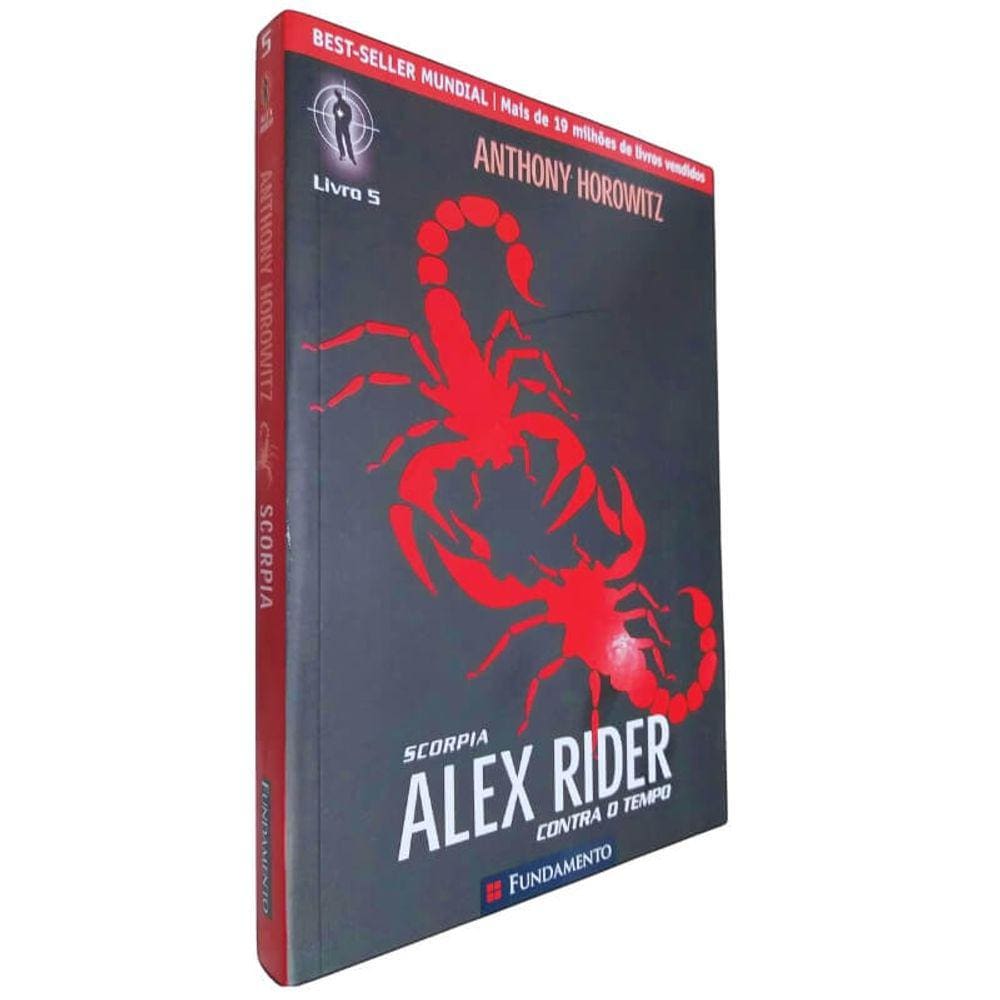 Livro Físico Alex Rider Contra o Tempo Volume 5 Scorpia Anthony Horowitz