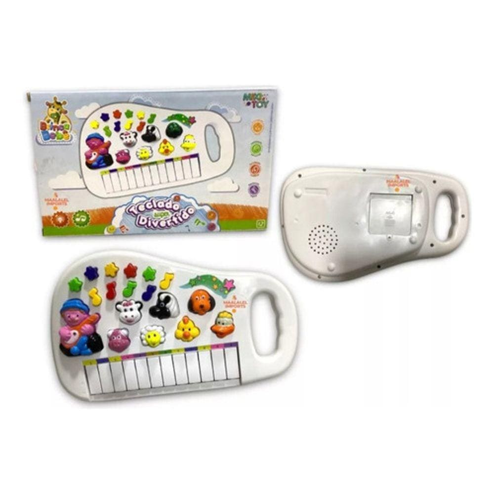 Teclado infantil musical com sons de bichos - Desapegos de Roupas