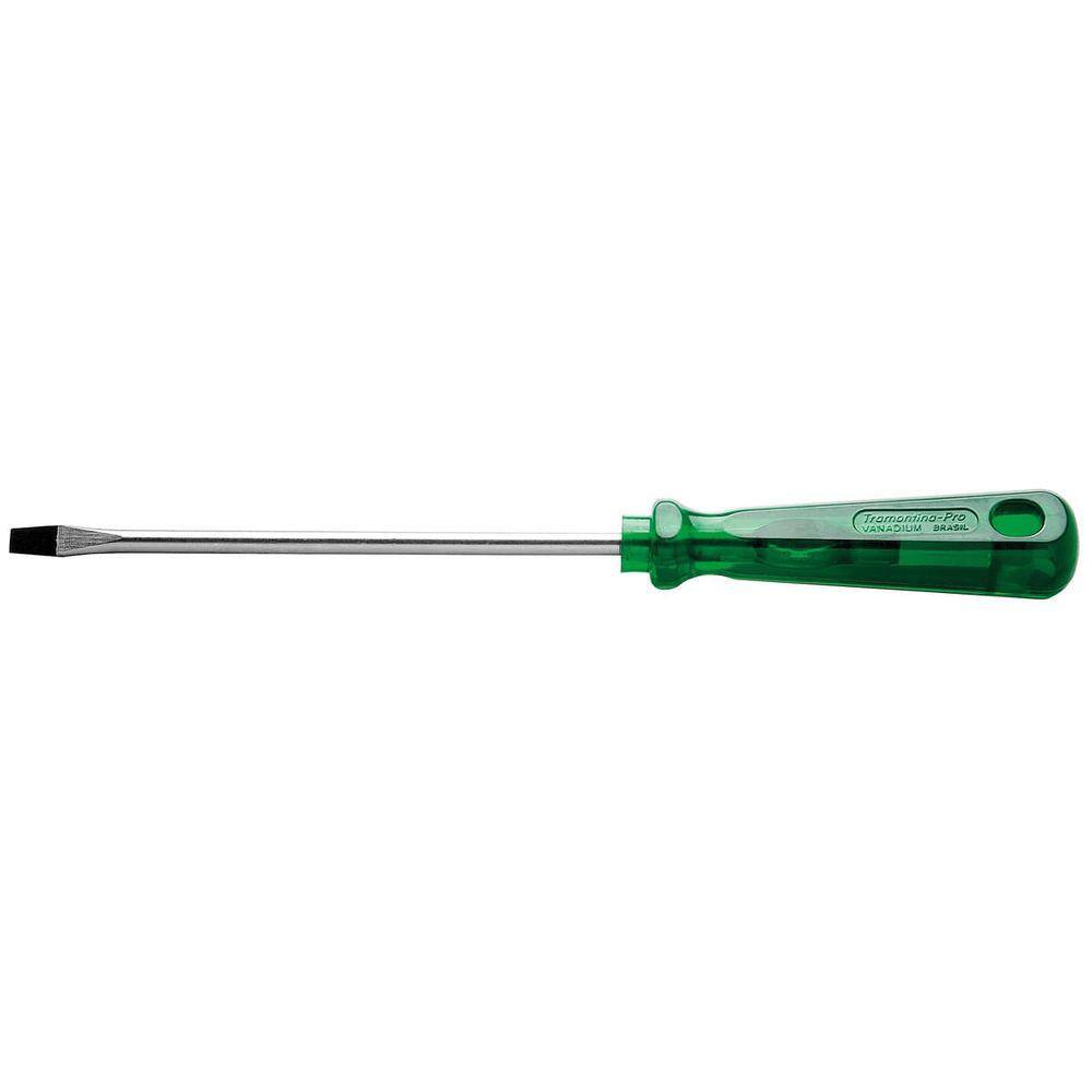 Chave Fenda Ponta Chata Aço Cromo Vanádio 6x100mm Tramontina