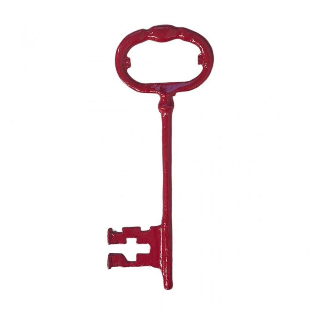 Chave Abertura de Caminhos Vermelha 14,50 cm em Metal