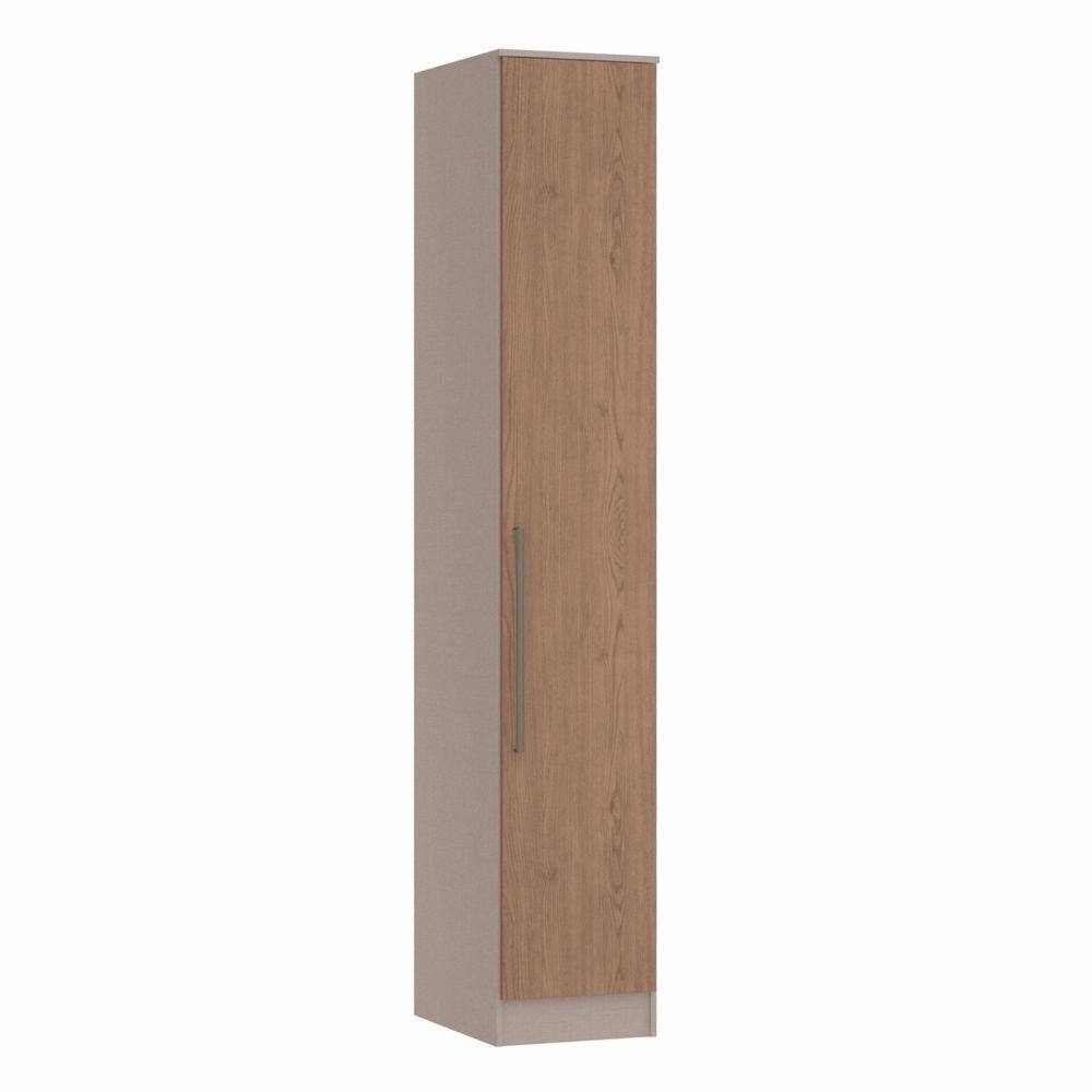 Guarda Roupa Modulado 1 Porta Requinte + Móveis Castro Duna Line/Macadâmia