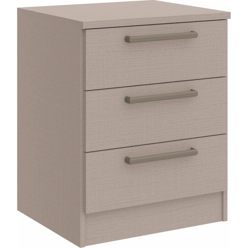 Mesa de Cabeceira Modulada 3 Gavetas Requinte+ Móveis Castro Duna Line