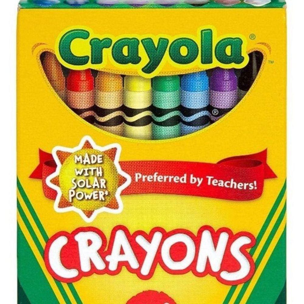 Giz De Cera Crayola Crayons 24 Cores