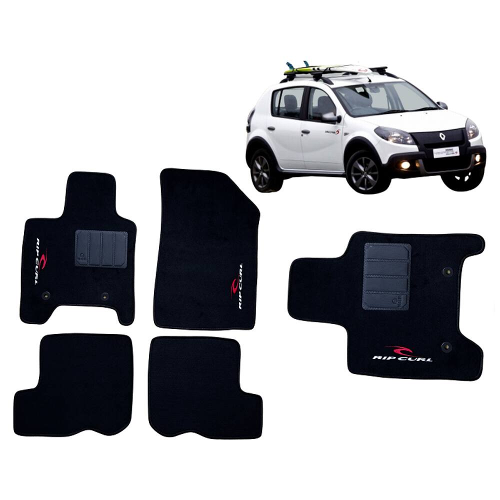 Tapete Carpete 6Mm Renault Sandero Ripcurl 2012 2013 2014