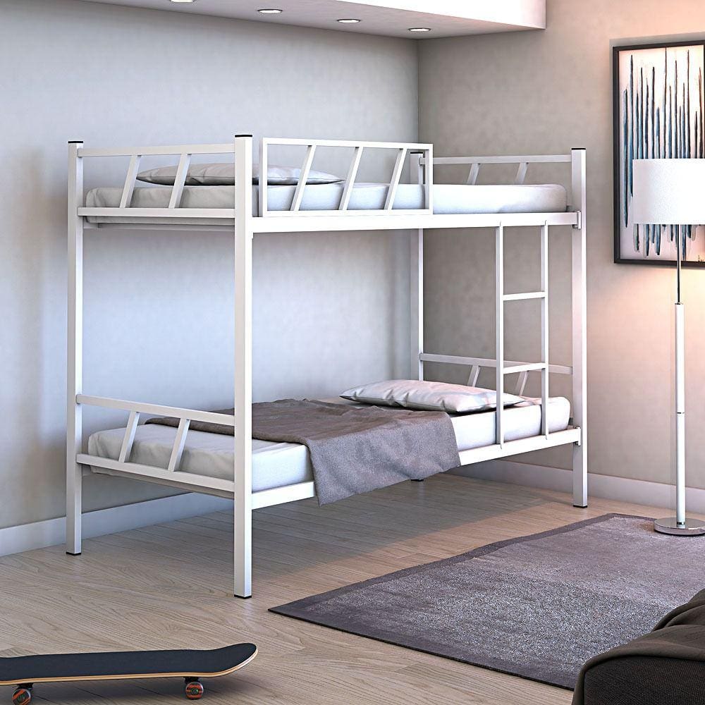 beliche solteiro estilo industrial de ferro cor branco