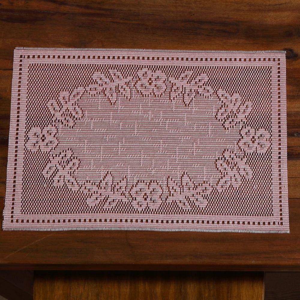 Jogo Americano Renda Interlar 4p Color Rose