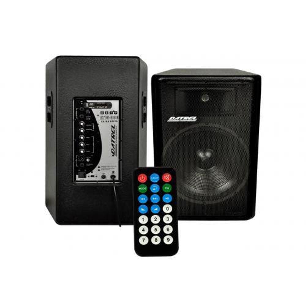Kit Caixa Ativa + Passiva Datrel 15 Titanium 600Wrms
