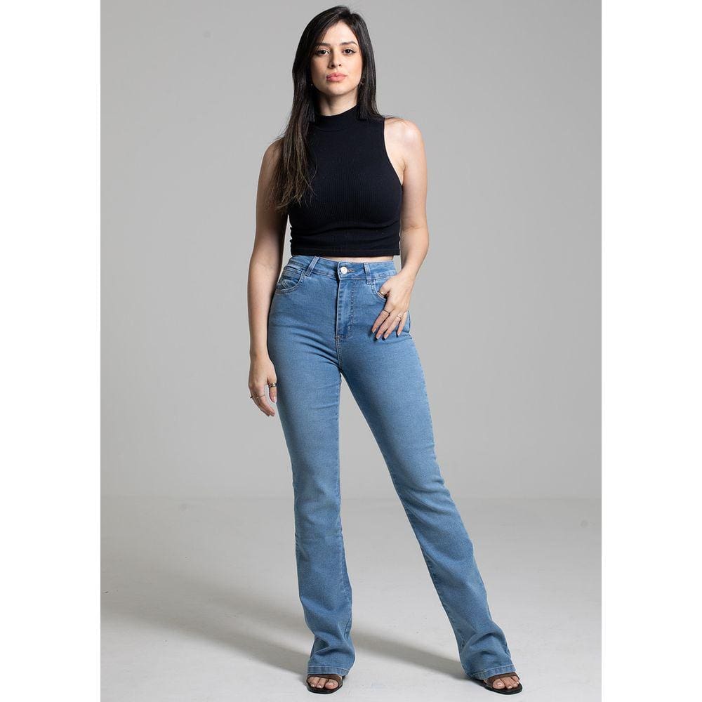 calça Boot Cut Sawary Jeans
