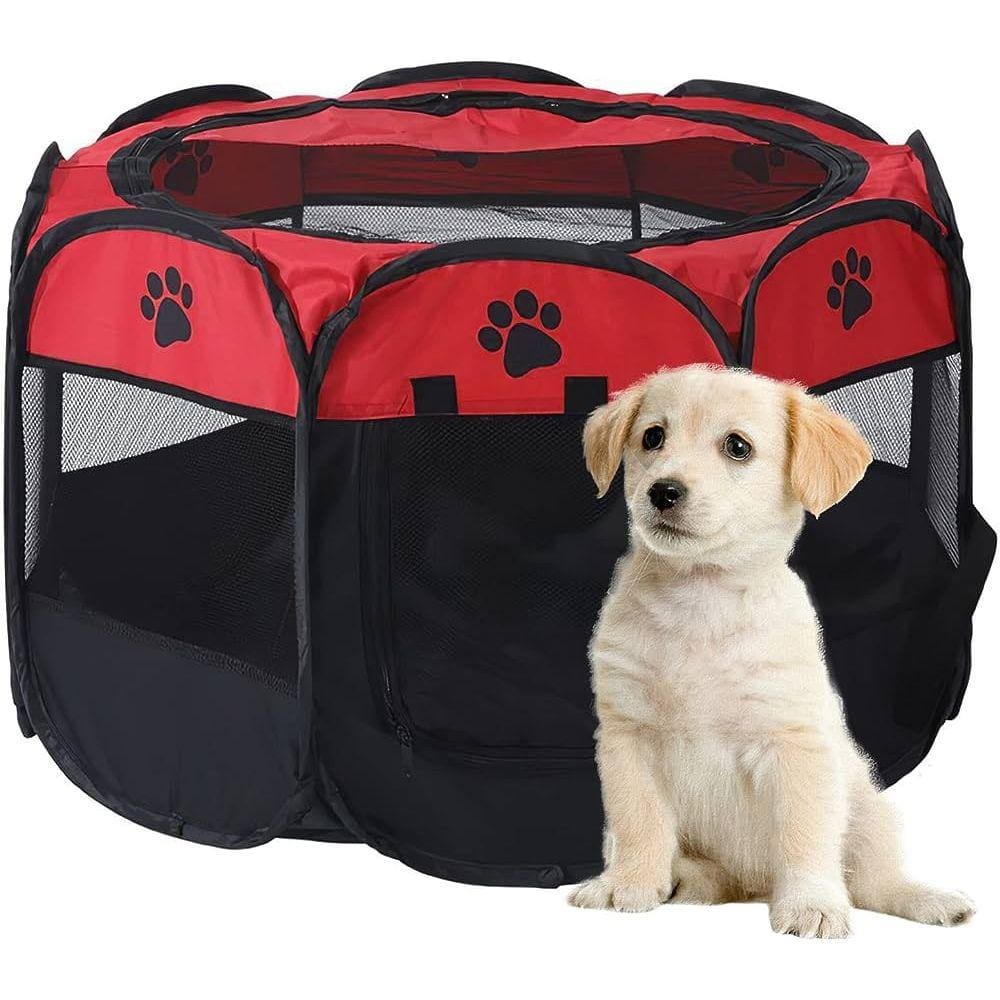 Cercadinho Para Cachorros Gatos Dobrável Casinha Portátil