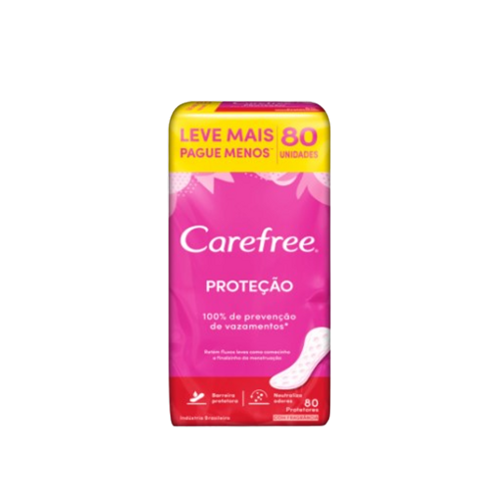 Absorvente Carefree Protetor Diario C/Perfume C/80