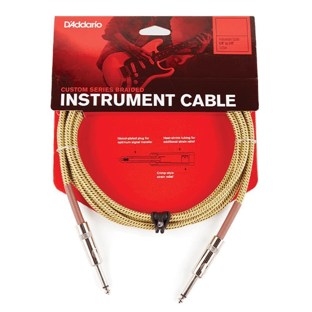 Cabo Instrumentos Daddario Custom Series PWBG 15FT Tweed
