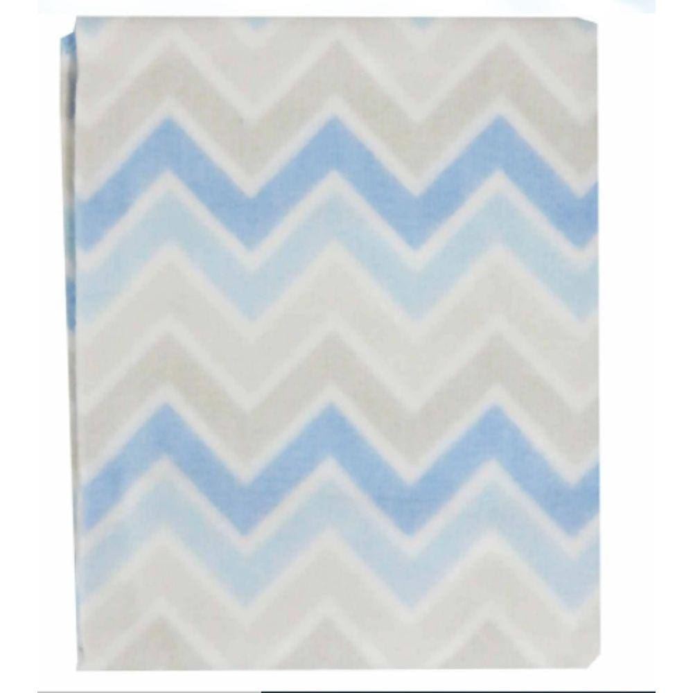 Cobertor Estampado Chevron Loupiot Classic - Azul