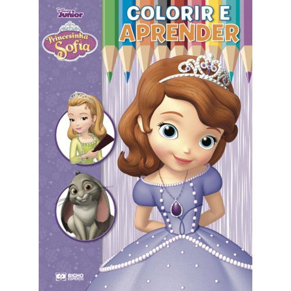 Colorir E Aprender - Princesas Disney - Princesinha Sofia