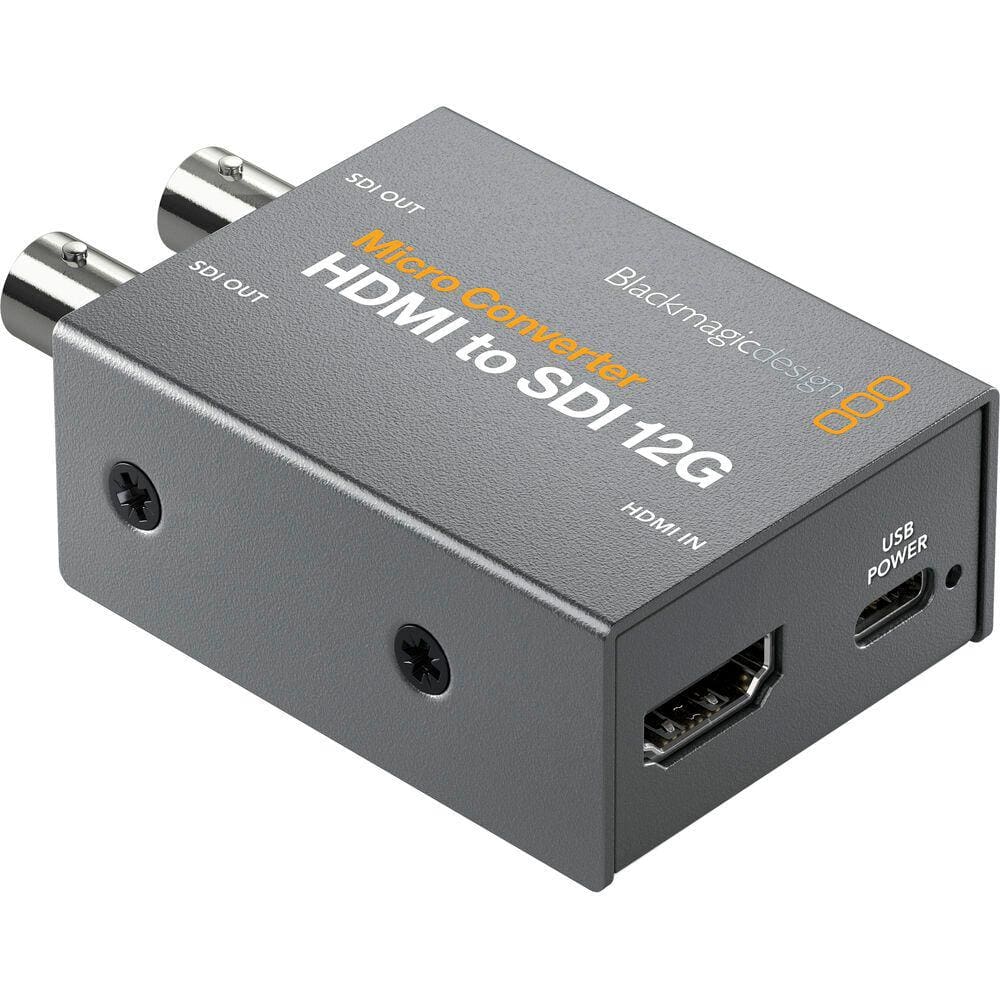 Blackmagic Acc Converter Hdmi P/ Sdi Micro 12G C/ Fonte (Convcmic/Hs12g/Wpsu)