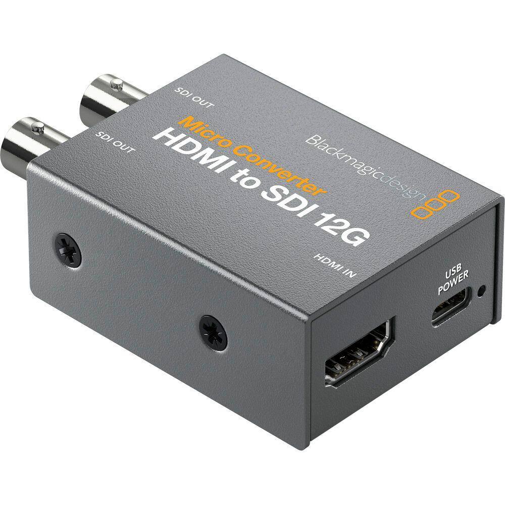 Blackmagic Acc Converter Hdmi P/ Sdi Micro 12G C/ Fonte (Convcmic/Hs12g/Wpsu)