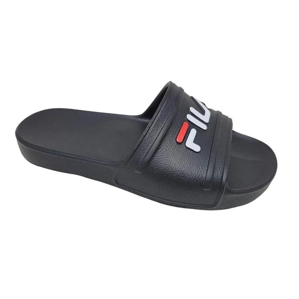 Chinelo Fila  Sleek Slide Preto-Feminino