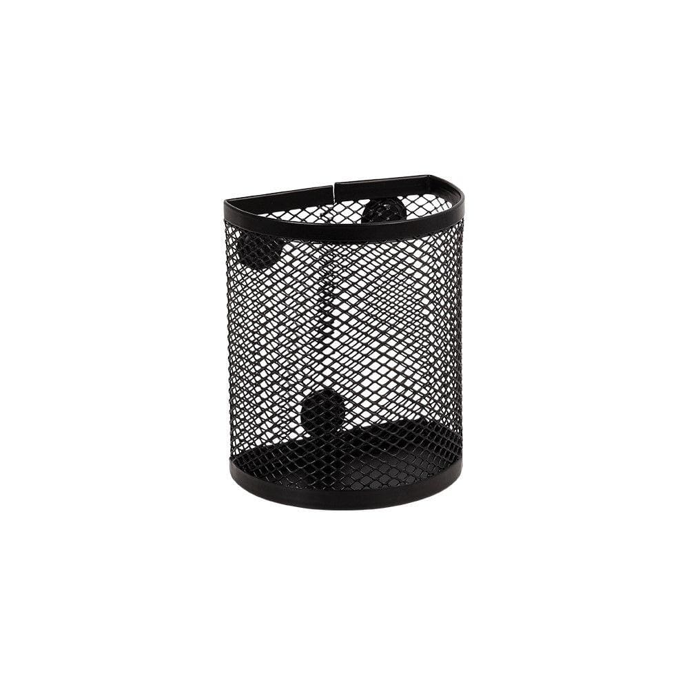 Porta Organizador de Caneta Aramado Imantado Meia Lua Preto