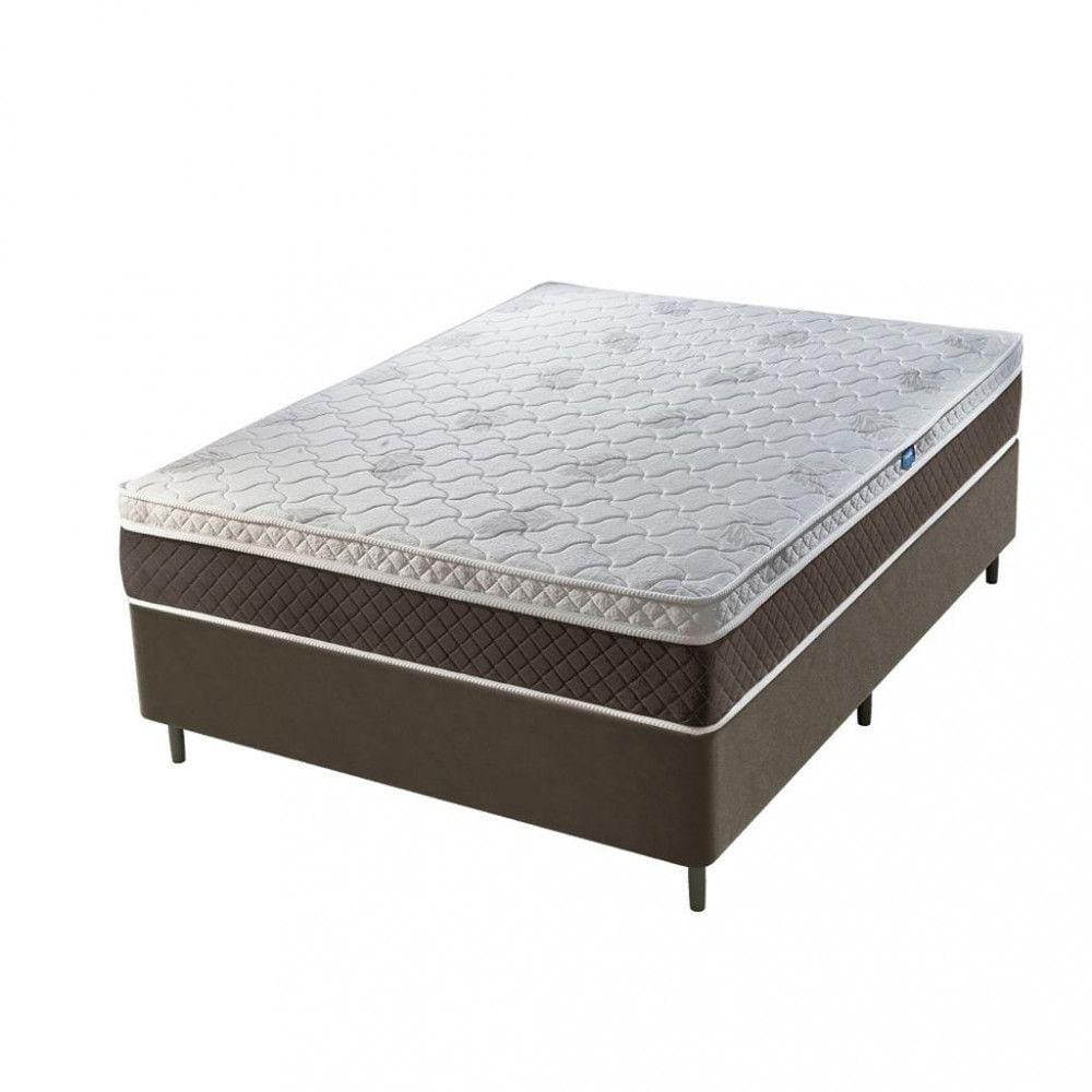 Cama Box Casal 138cm Molas Ensacadas 1 Euro Genebra 2CEN Umaflex