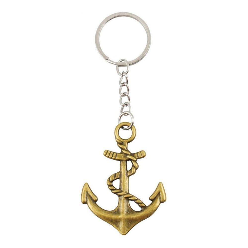 Chaveiro Chaveirinho Metal Miniatura Mini Âncora Navio 5.5c