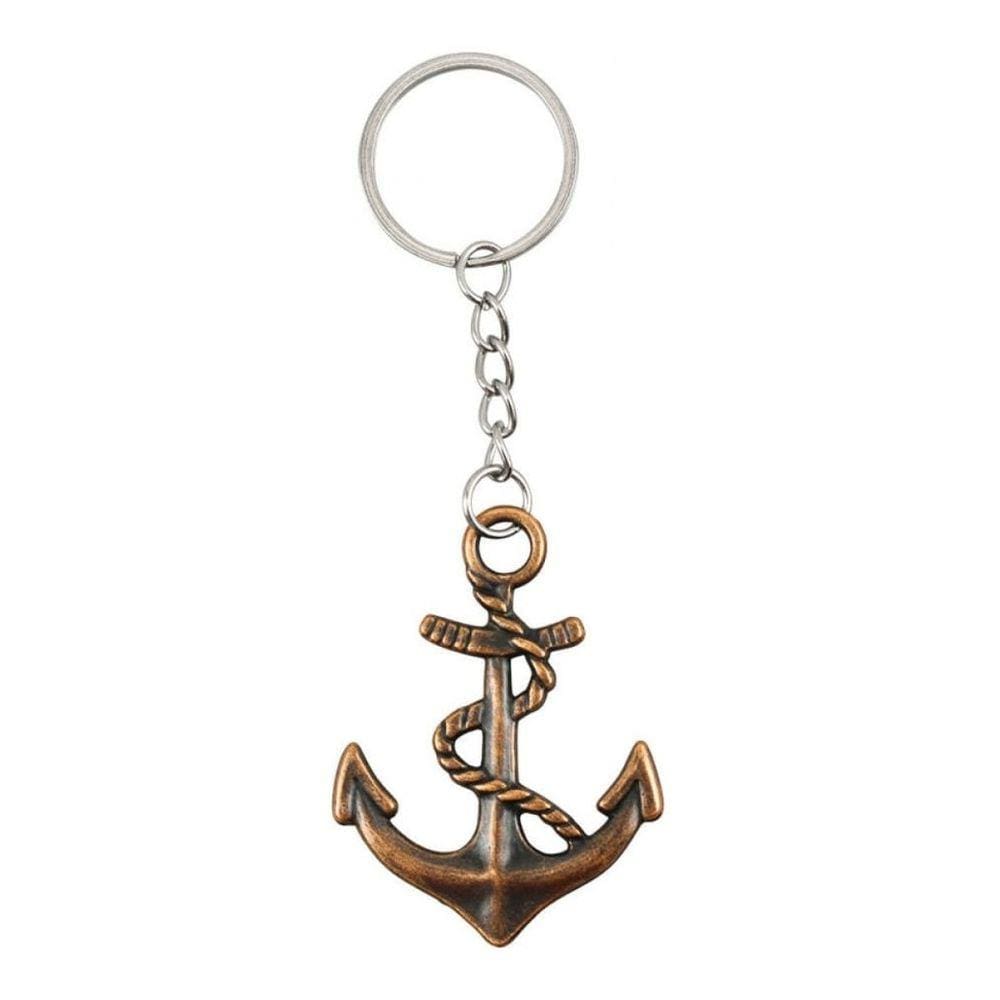 Chaveiro Chaveirinho Metal Miniatura Mini Âncora Navio 5.5c