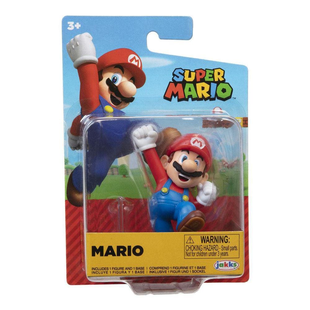 Super Mario Mini Figura Colecionáveis Mario 6Cm - Candide