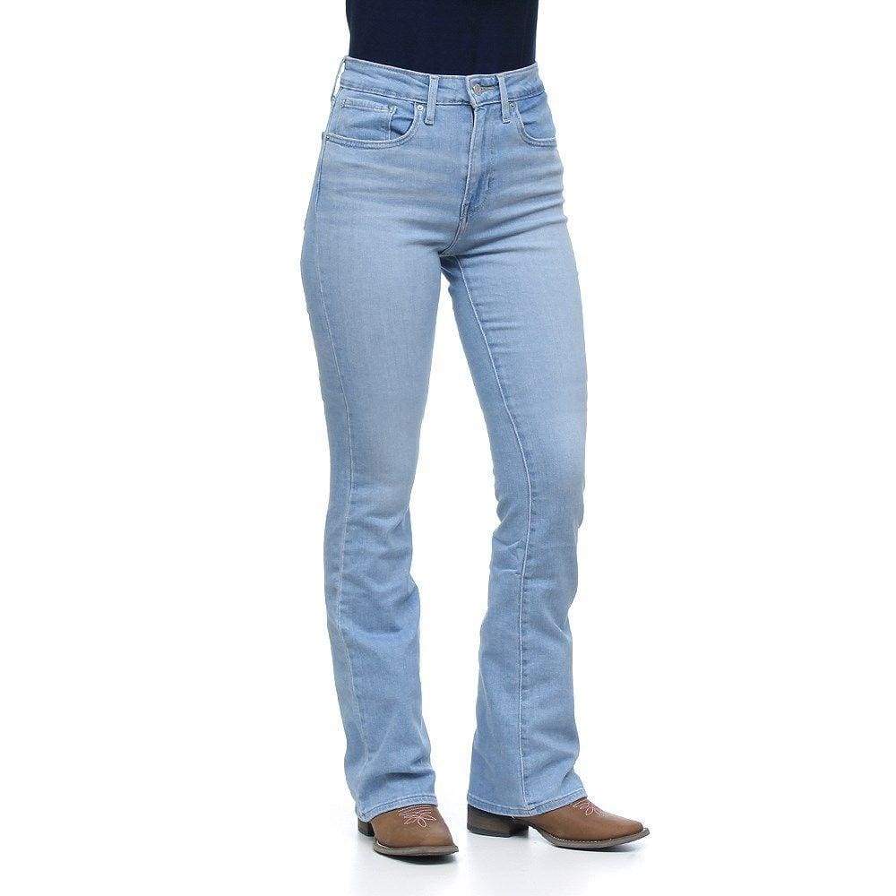 Calça Feminina Delavê Cintura Alta Boot Cut 725 Levi`s 30489