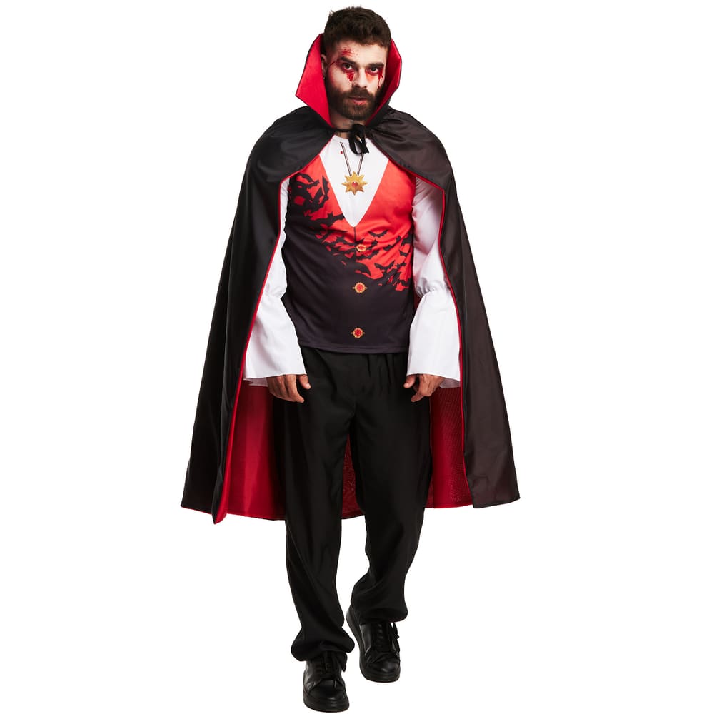 Fantasia Drácula Vampiro Halloween Infantil Traje Luxuoso Para Meninos