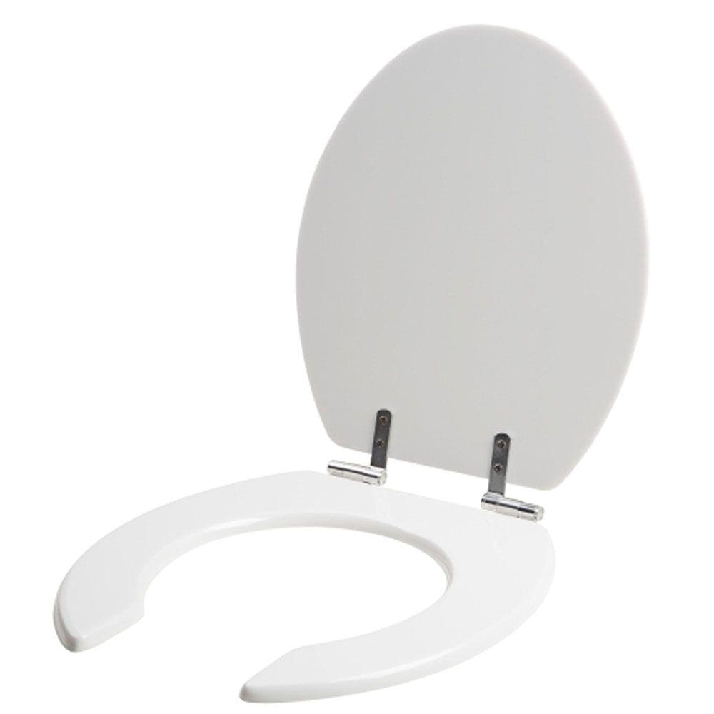 Assento Laqueado Convencional Acesso Plus Branco Tampa para Vaso em Mdf