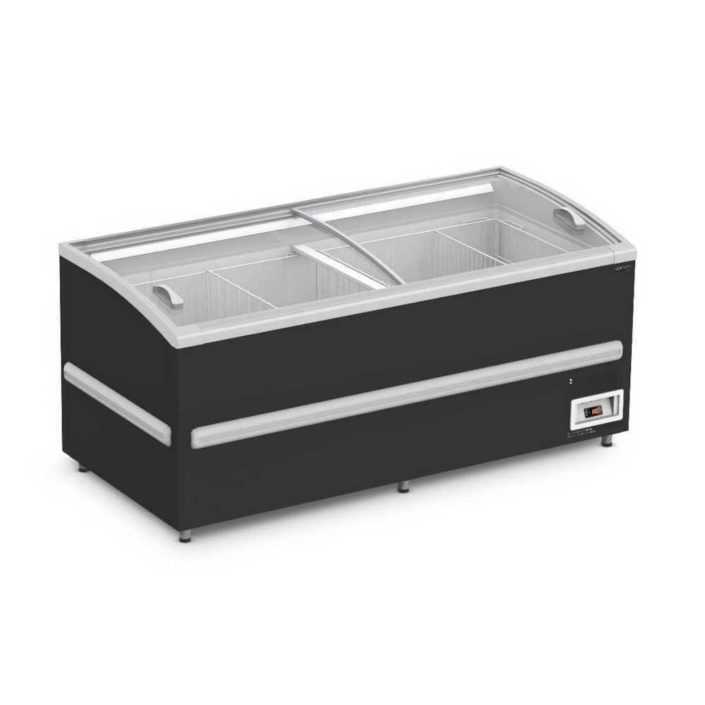 Expositor Ilha Congelamento Skin Condenser Premium EISC 1900 Preto 220V - Refrimate