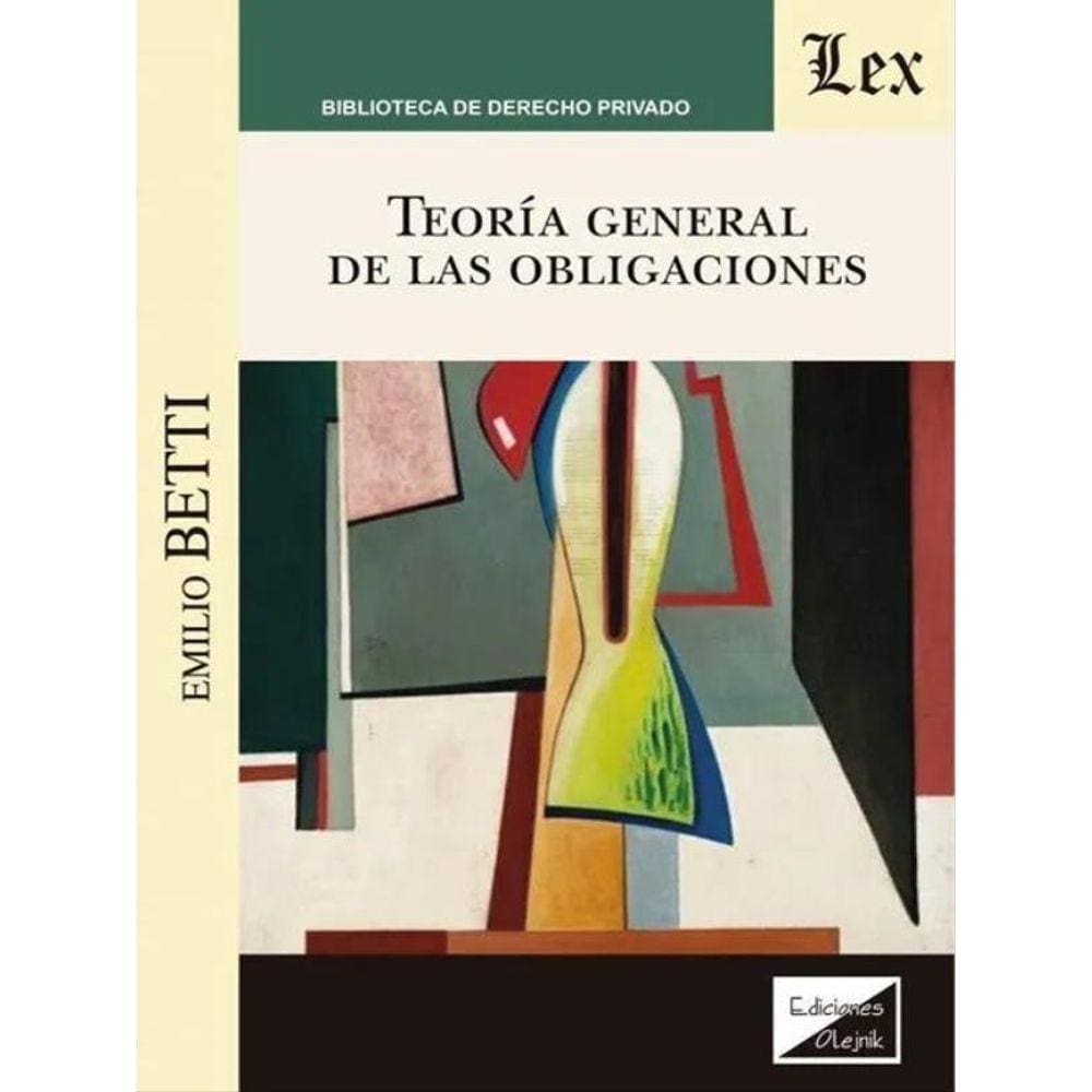 Teoría General De Las Obligaciones