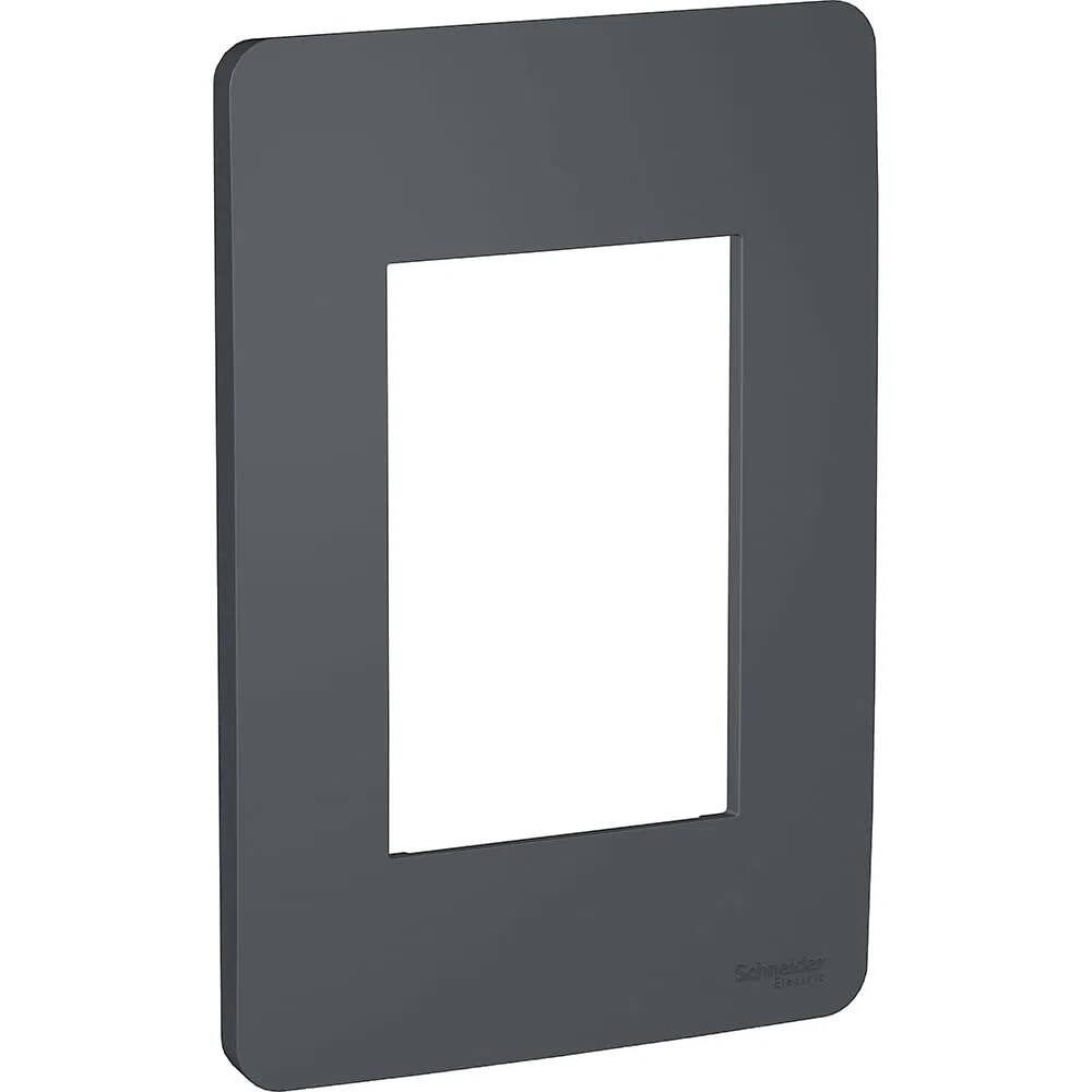 Placa 4X2 3P Stellar Black Orion S730103294 Schneider