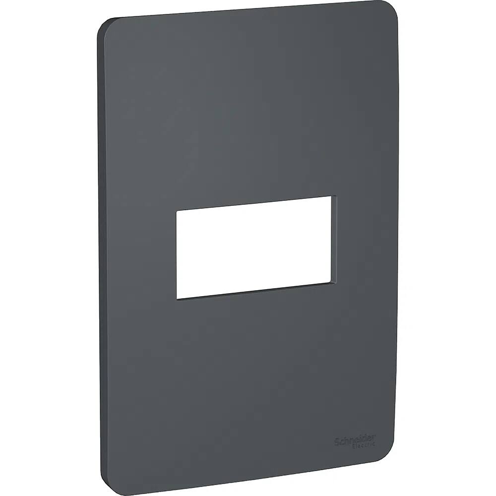 Placa 4X2 1P Stellar Black Orion S730101294 Schneider