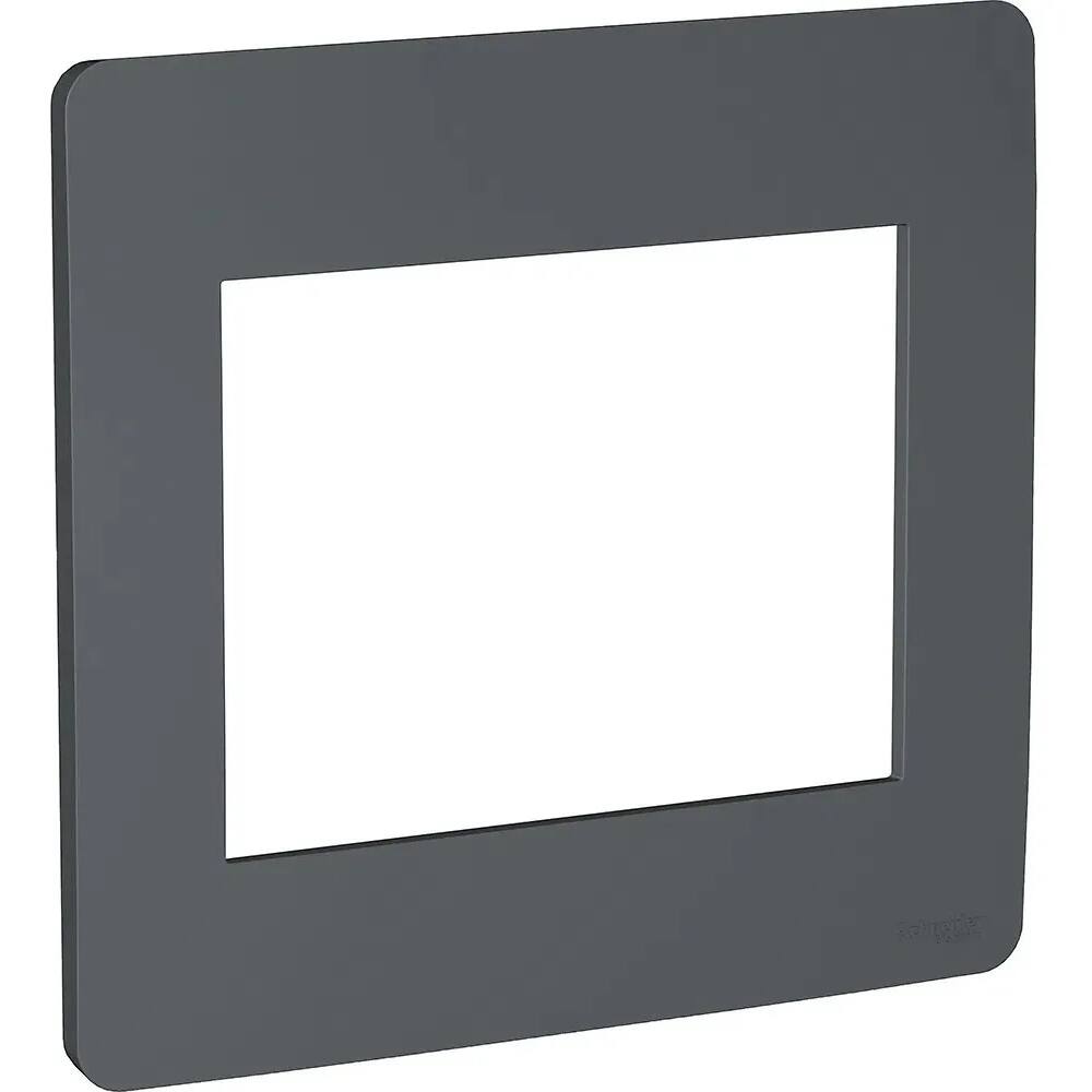 Placa 4X4 6P Stellar Black Orion S730203294 Schneider