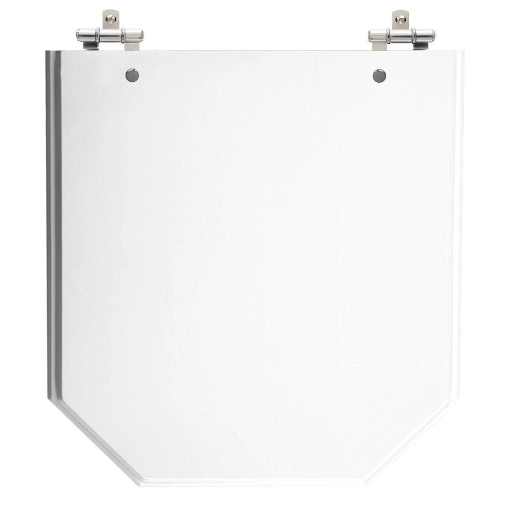 Assento Sanitário Atrium Branco Tampa para Vaso Incepa de Madeira Laqueada