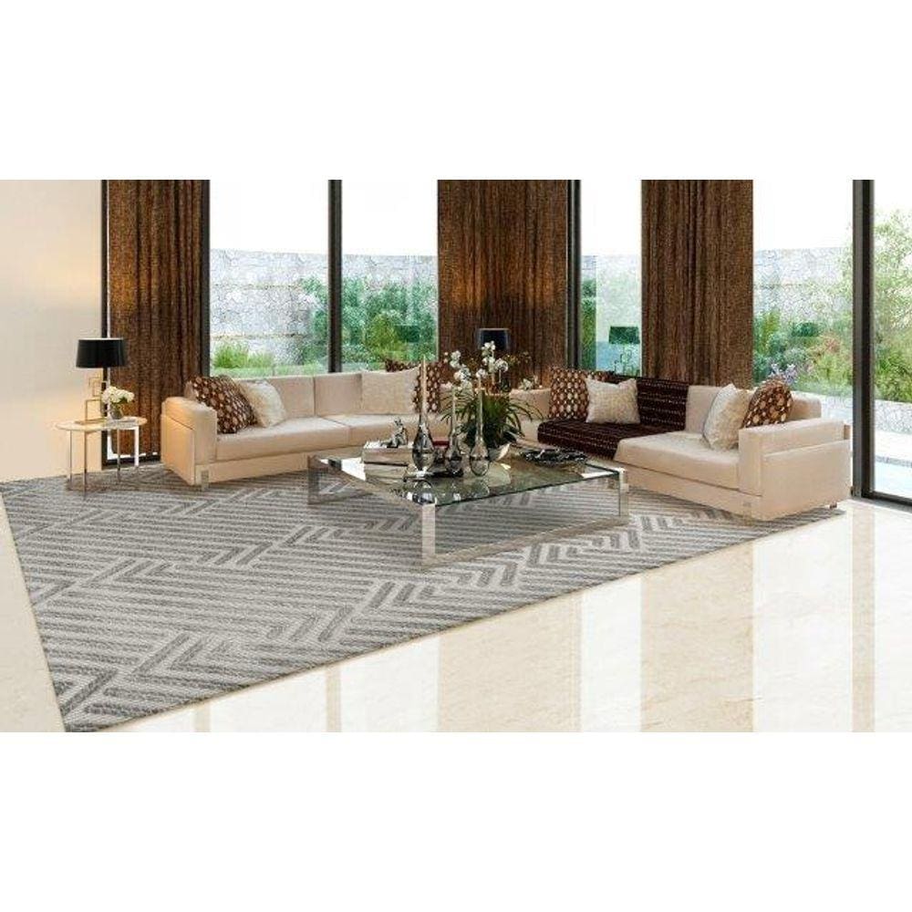 Tapete Turco Para Sala Frida 05 Cinza - 200x250cm
