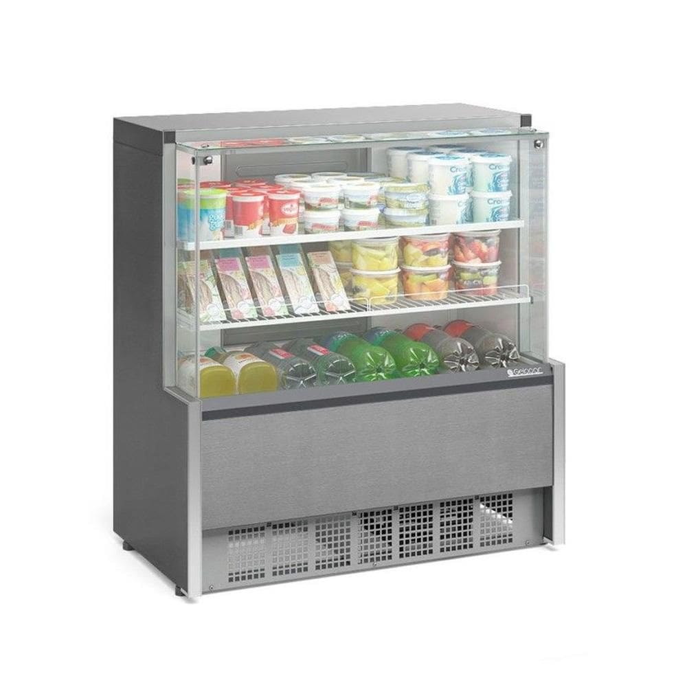 Vitrine Refrigerada Gelopar Universal 110 cm Inox 50-60Hz 220V GPSA-110R