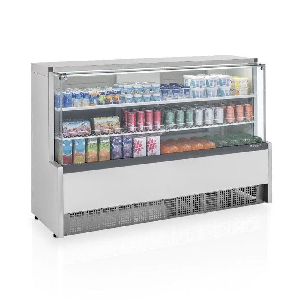 Vitrine Refrigerada Gelopar Universal 175 cm Branco 220V GPSA-175R