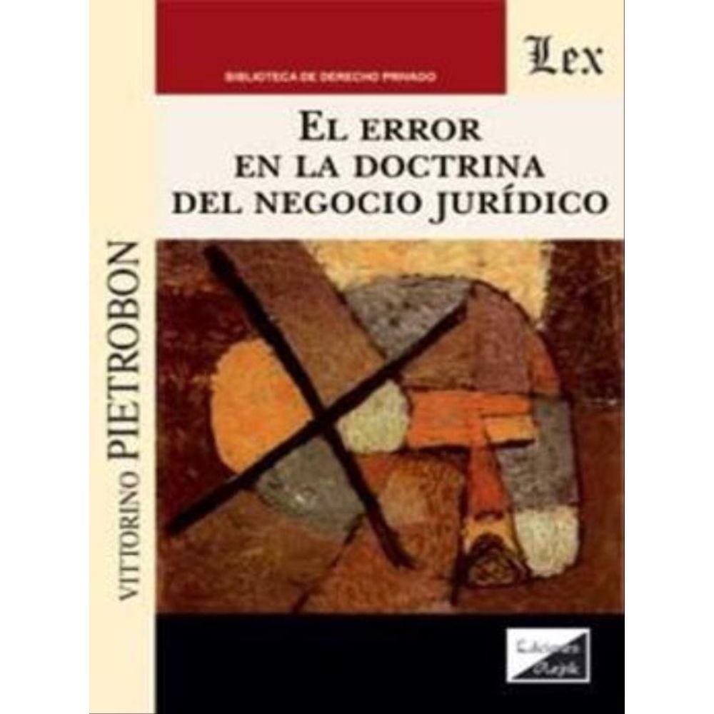 Error En La Doctrina Del Negocio Jurídico